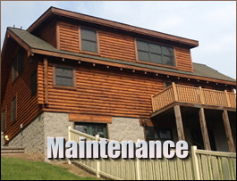  Marshallberg, North Carolina Log Home Maintenance